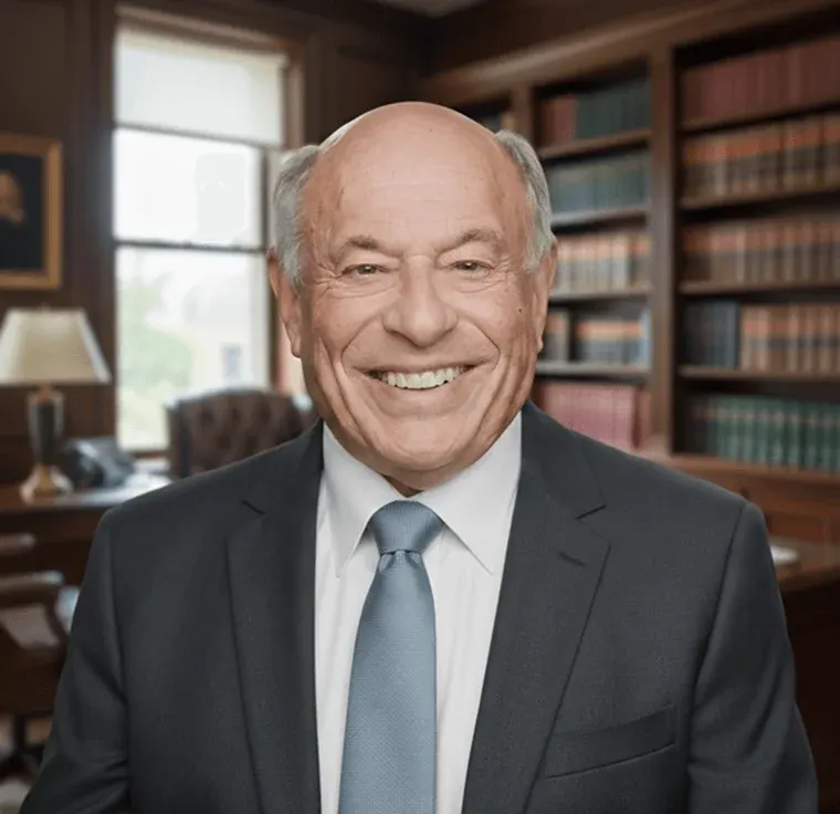 Paul H. Appel, Esq. in his law library