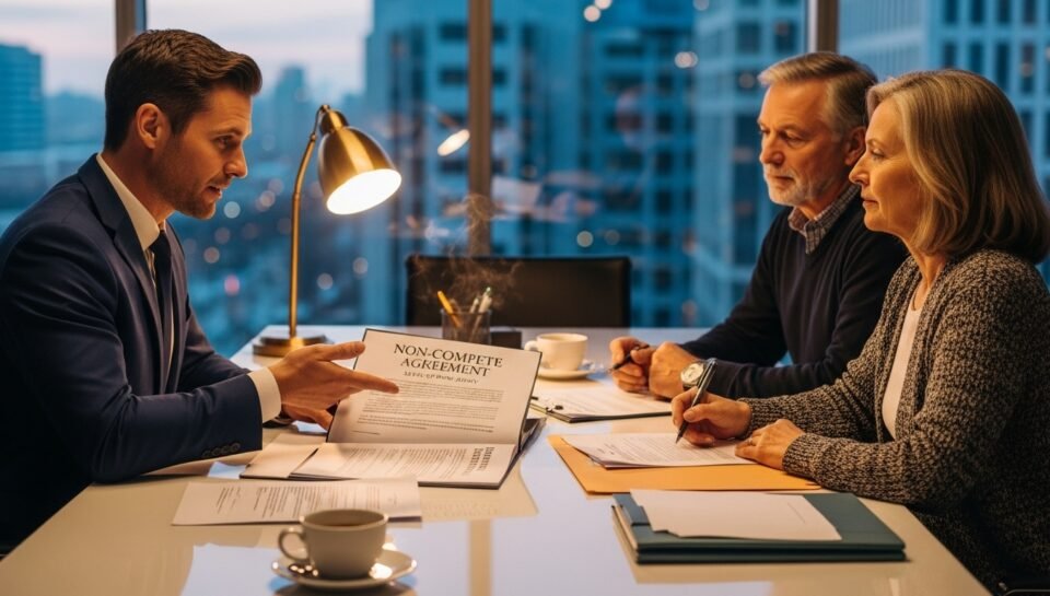 Non-compete agreement business sale lawyer NJ