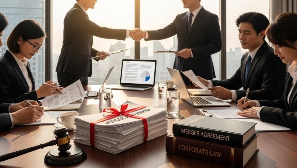Business merger legal process