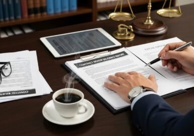 Contract review due diligence lawyer