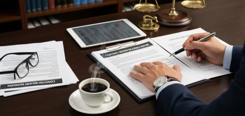 Contract review due diligence lawyer