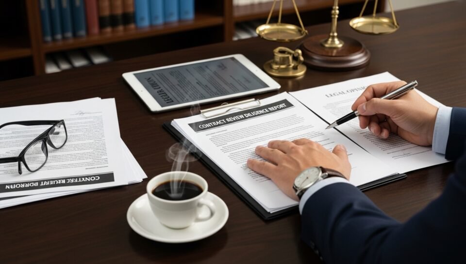 Contract review due diligence lawyer