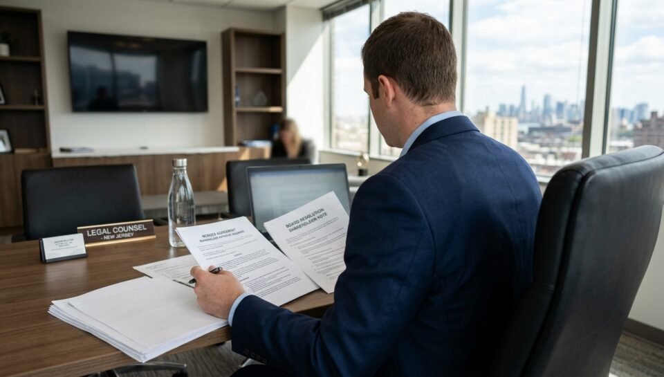 Shareholder approval merger attorney NJ