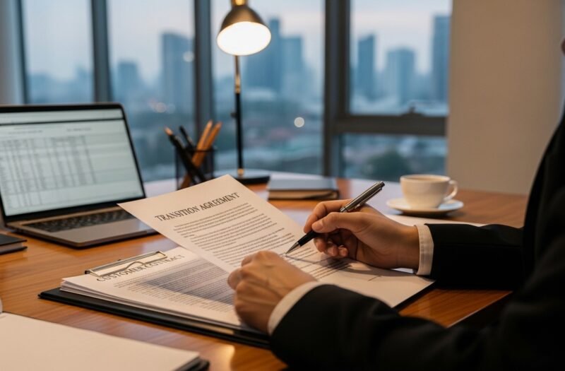 Customer contract transition attorney