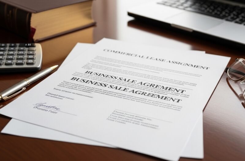 Commercial lease assignment business sale attorney New Jersey