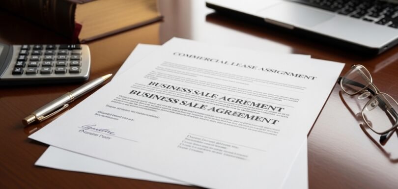 Commercial lease assignment business sale attorney New Jersey