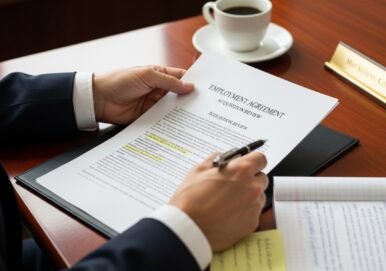 Employment contract review acquisition lawyer NJ