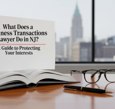 What Does a Business Transactions Lawyer Do in NJ? A Guide to Protecting Your Interests