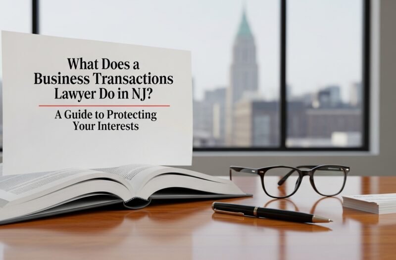 What Does a Business Transactions Lawyer Do in NJ? A Guide to Protecting Your Interests