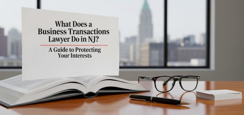 What Does a Business Transactions Lawyer Do in NJ? A Guide to Protecting Your Interests
