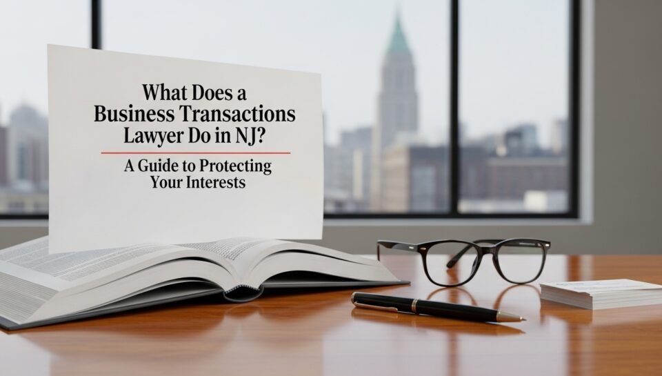 What Does a Business Transactions Lawyer Do in NJ? A Guide to Protecting Your Interests