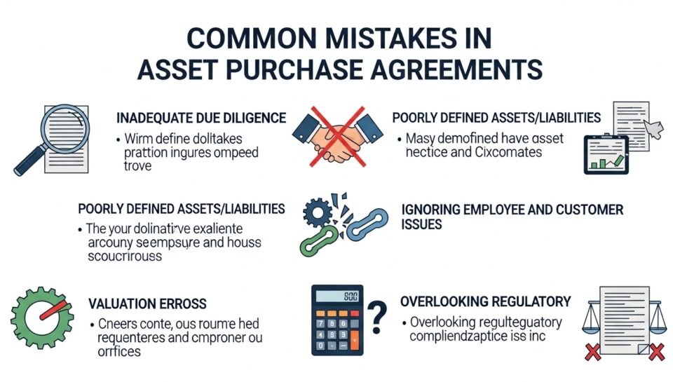Common Mistakes in NJ Asset Purchase Agreements (And How to Avoid Them)