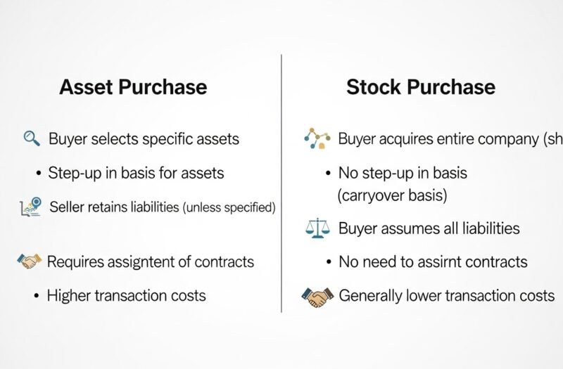 Asset Purchase vs. Stock Purchase in NJ: Which Is Better for Your Deal?