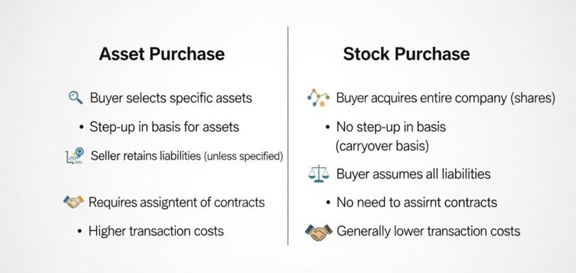 Asset Purchase vs. Stock Purchase in NJ: Which Is Better for Your Deal?