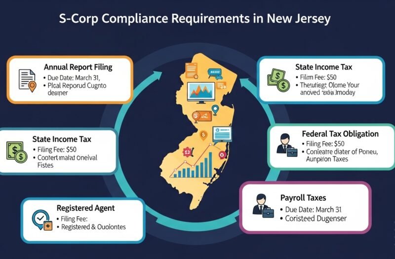 S-Corp Compliance Requirements in New Jersey: What You Must Do Every Year S-Corp Compliance Requirements in New Jersey: What You Must Do Every Year