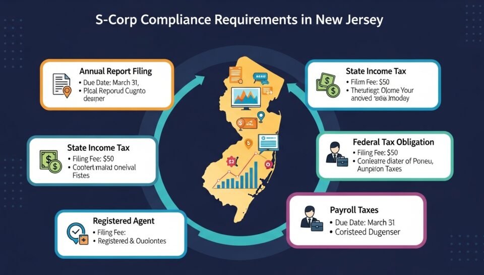 S-Corp Compliance Requirements in New Jersey: What You Must Do Every Year