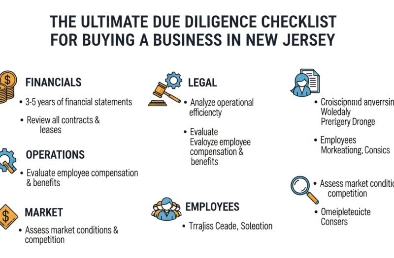 The Ultimate Due Diligence Checklist for Buying a Business in New Jersey