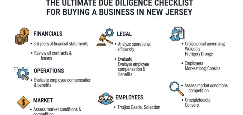 The Ultimate Due Diligence Checklist for Buying a Business in New Jersey