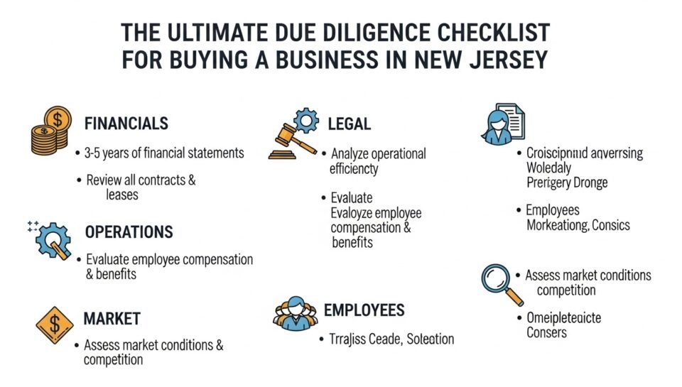 The Ultimate Due Diligence Checklist for Buying a Business in New Jersey