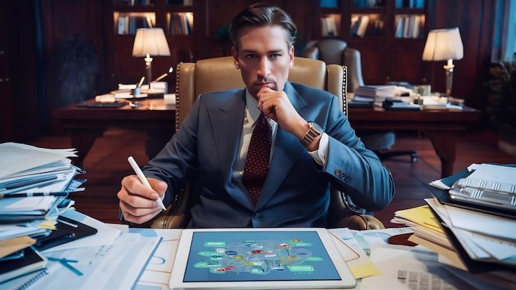 busy-businessman-thinking-about-new-solutions_926199-2437892